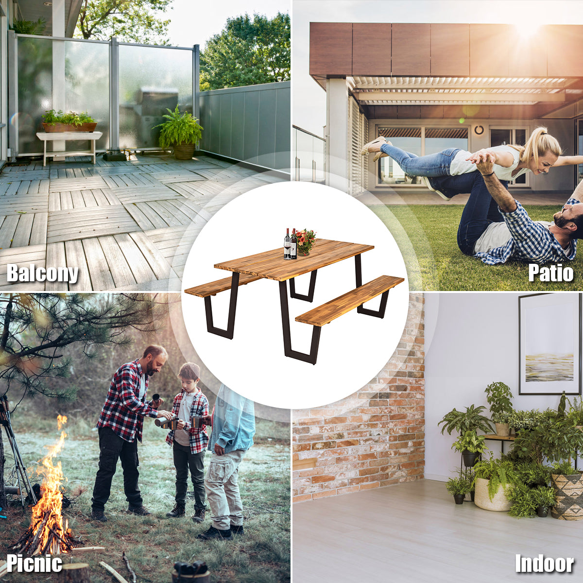 picnic table set - Giantex