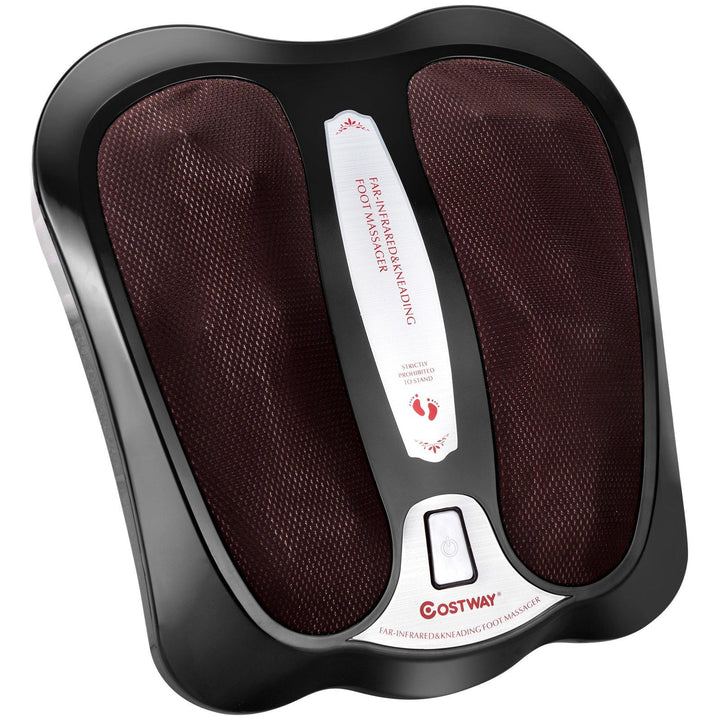 Giantex Foot Massager Shiatsu Feet Spa with Infrared Heating&18 Massage Nodes, Black - Giantexus