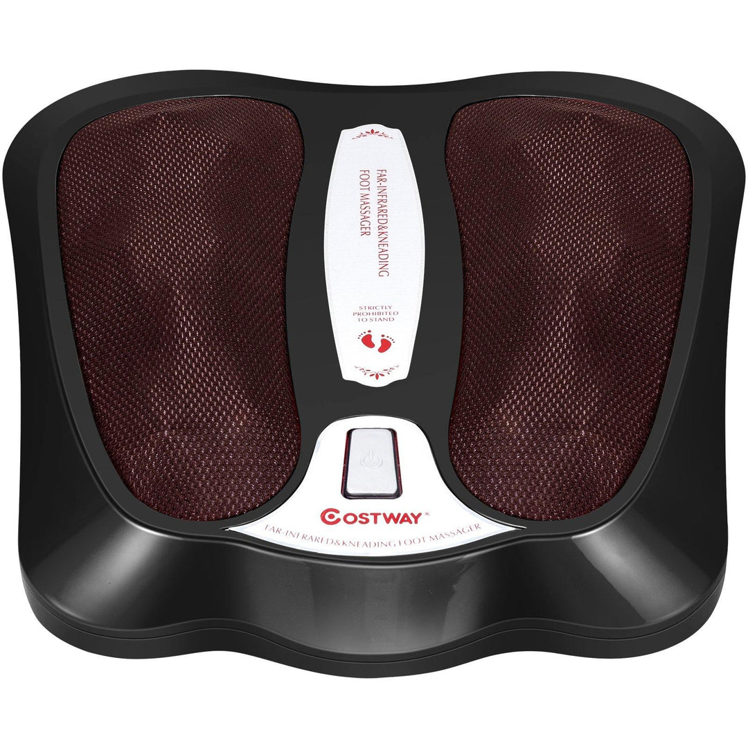 Giantex Foot Massager Shiatsu Feet Spa with Infrared Heating&18 Massage Nodes, Black - Giantexus