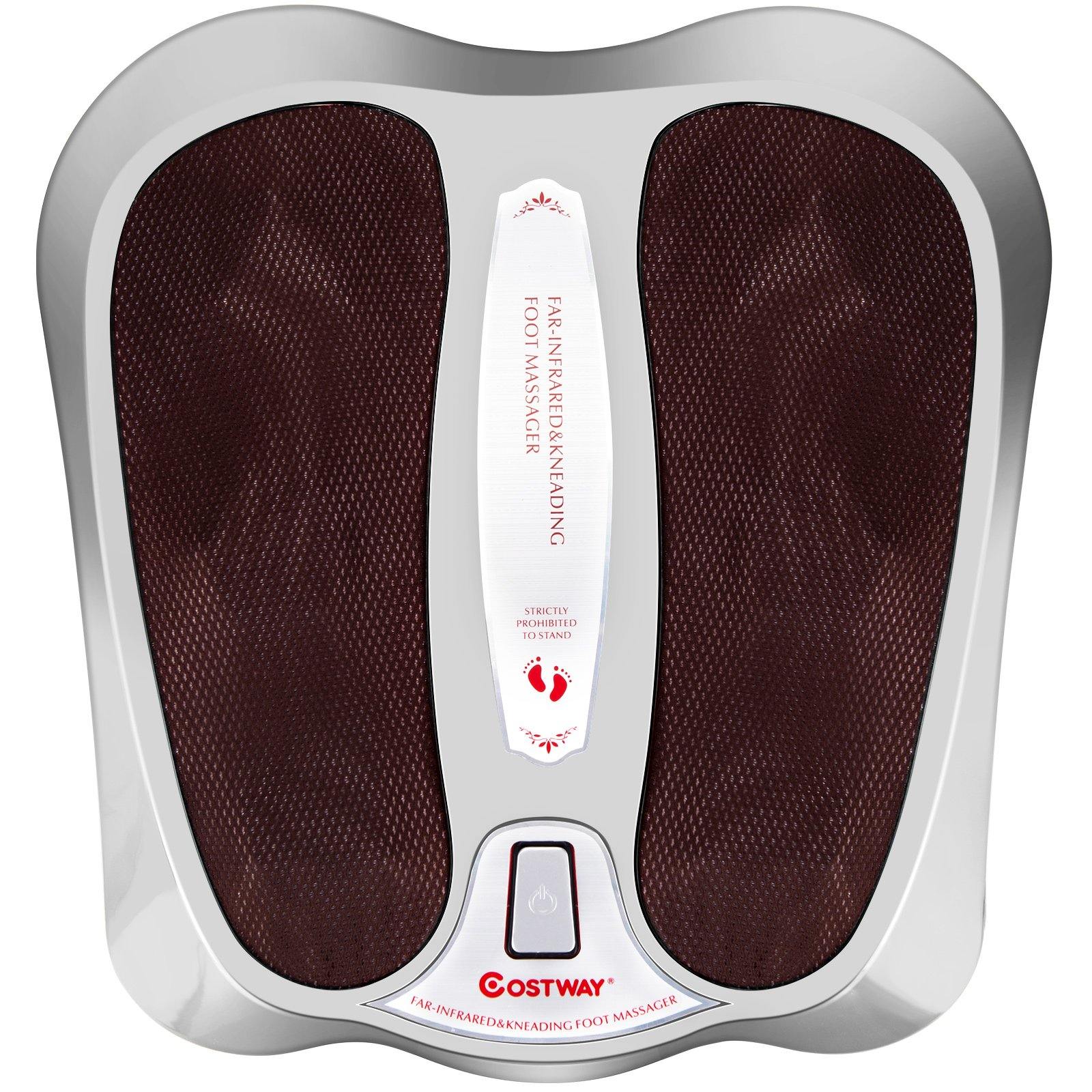 Giantex Foot Massager, Home Office Foot Warmer for Plantar Fasciitis & Stress Relief (Gray) - Giantexus