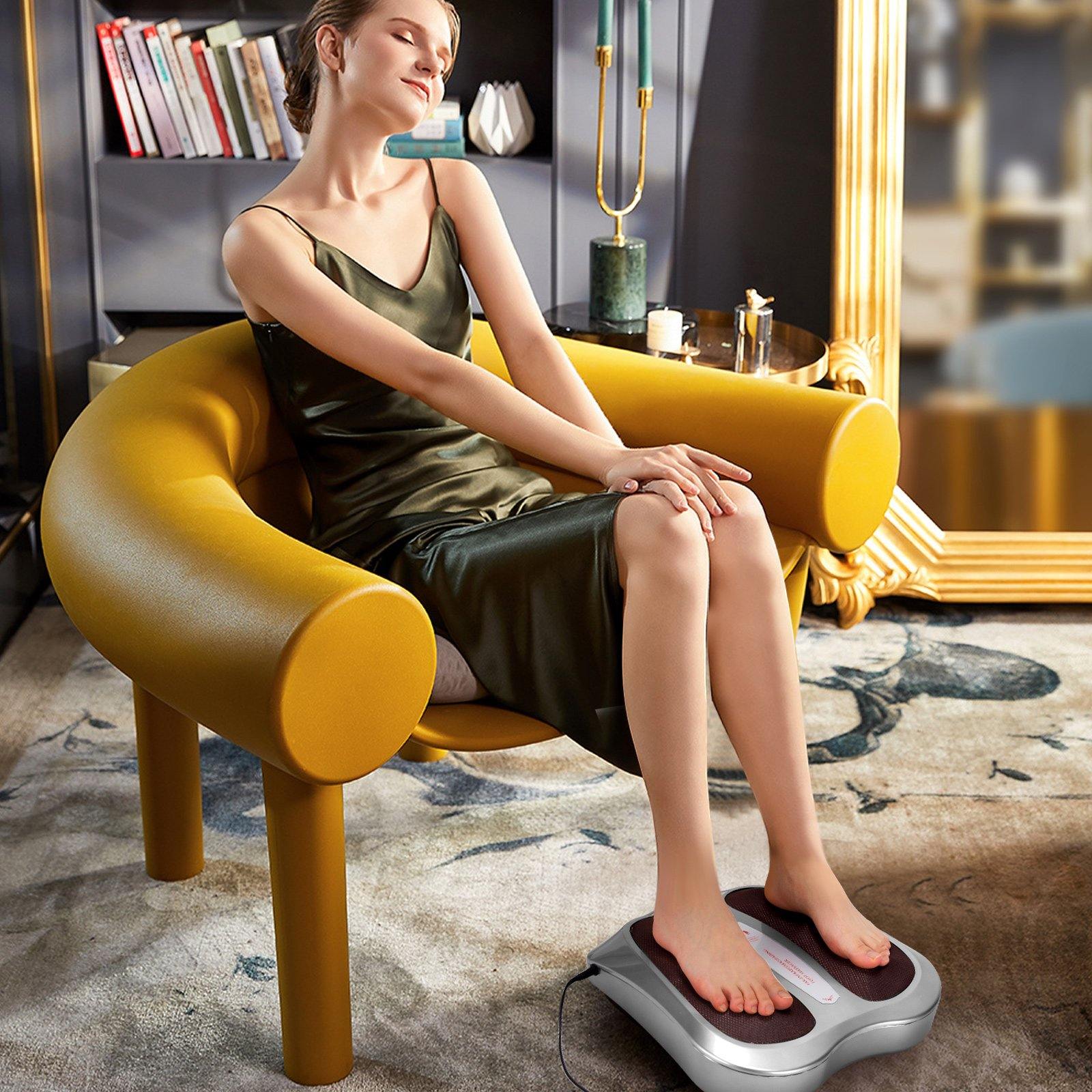Giantex Foot Massager, Home Office Foot Warmer for Plantar Fasciitis & Stress Relief (Gray) - Giantexus