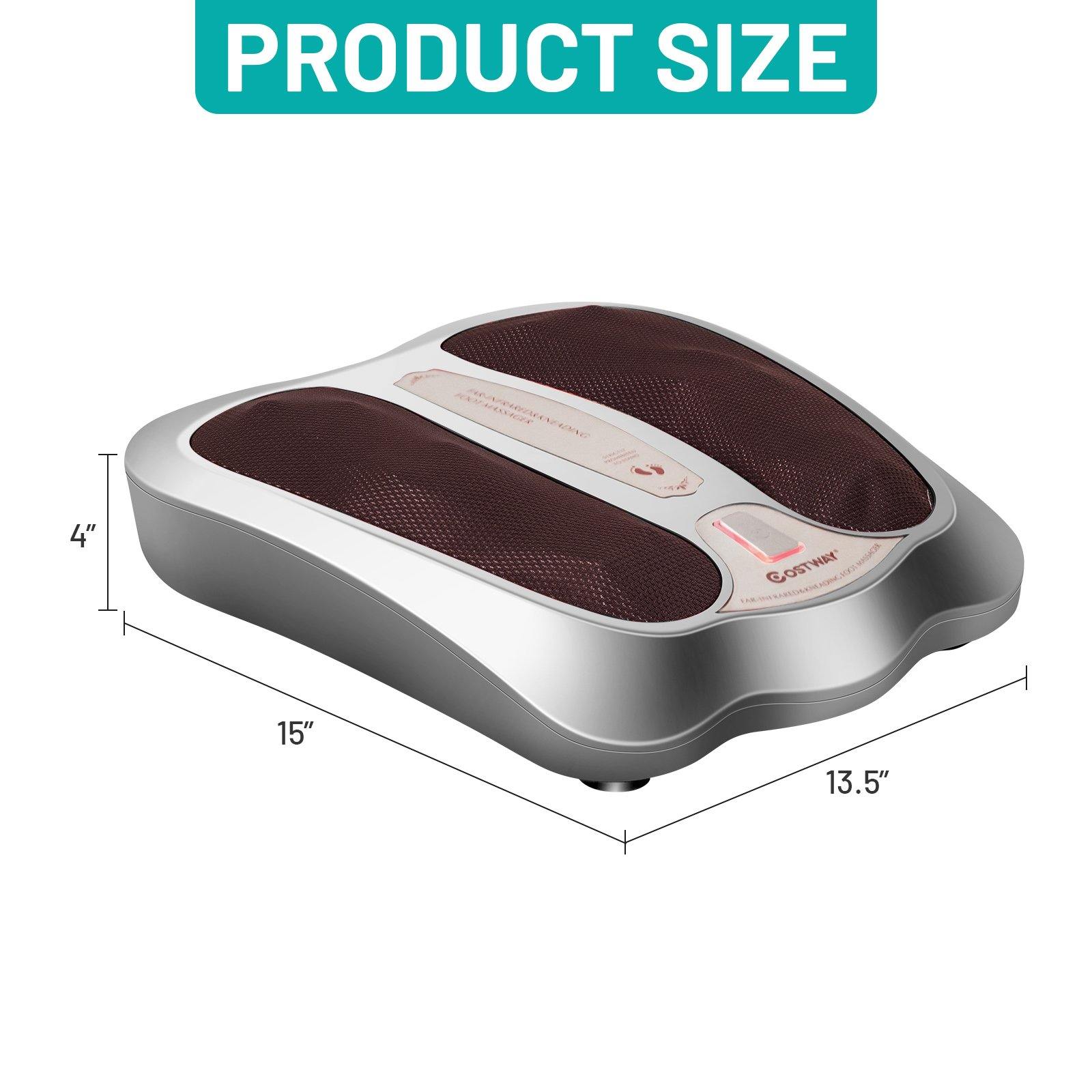 Giantex Foot Massager, Home Office Foot Warmer for Plantar Fasciitis & Stress Relief (Gray) - Giantexus