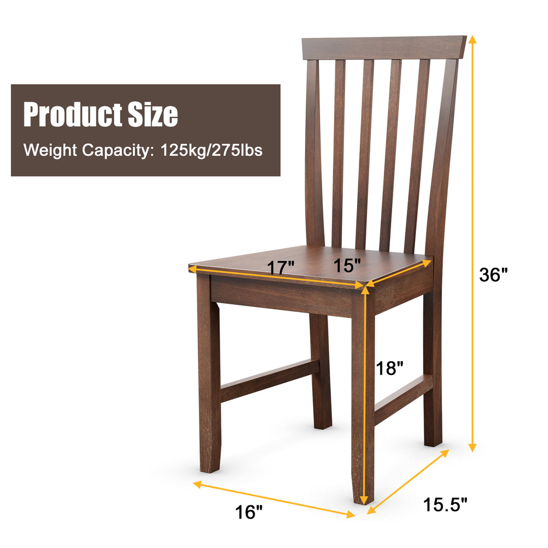 Set of 4 Dining Room Side Chair - Giantex