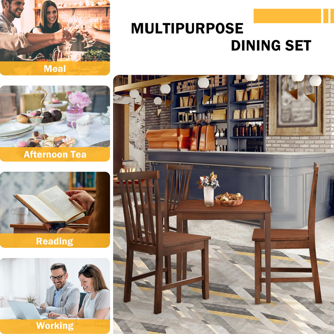 Set of 4 Dining Room Side Chair - Giantex