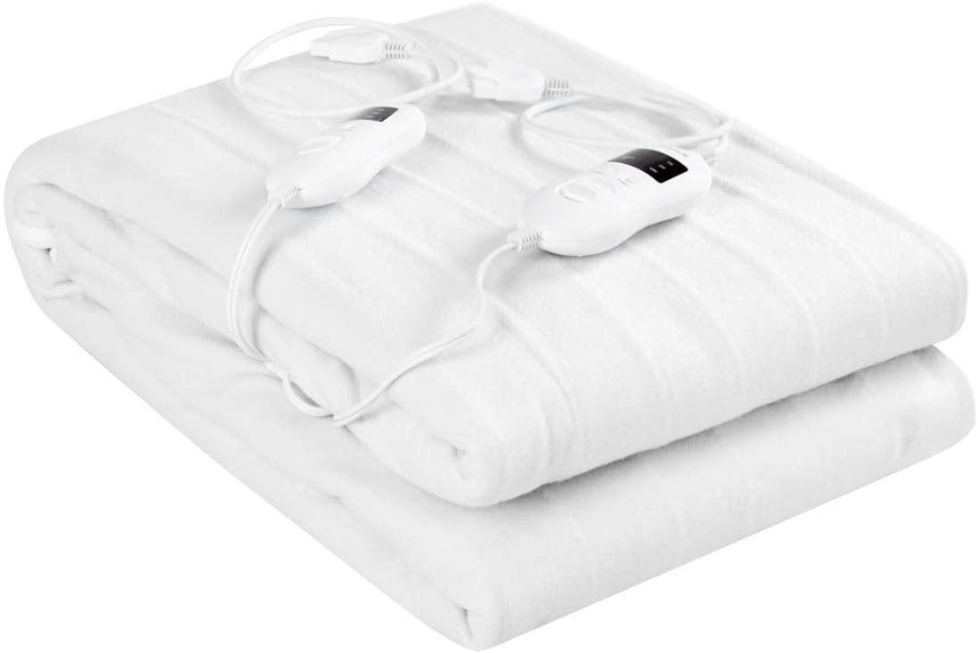 Giantex Heated Electric Mattress Pad w/ 8 Temperature Regulation (Twin/Full/Queen/King) - Giantexus