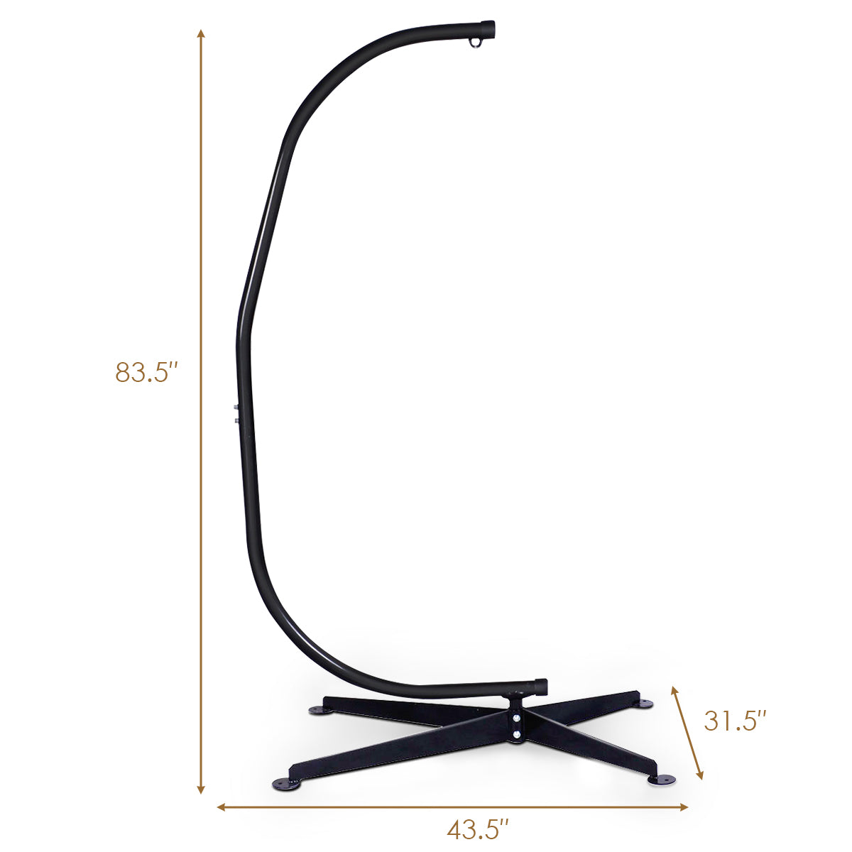 Giantex Hammock Chair Stand, Hanging Chair Stand, C Stand for Hanging Chair