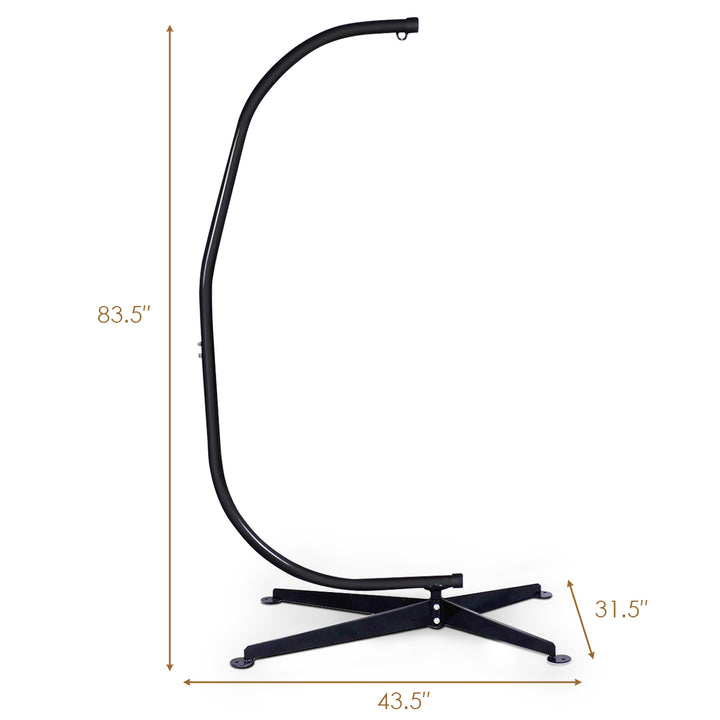 Giantex Hammock Chair Stand, Hanging Chair Stand, C Stand for Hanging Chair