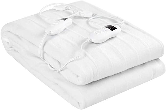 Giantex Heated Electric Mattress Pad w/ 8 Temperature Regulation (Twin/Full/Queen/King) - Giantexus