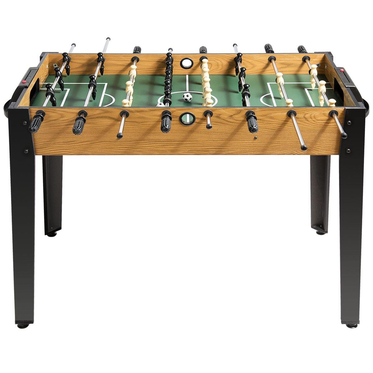 Giantex Foosball Table, Wooden Soccer Table Game w/ Footballs, Suit for 4 Players (48 inch) - Giantexus