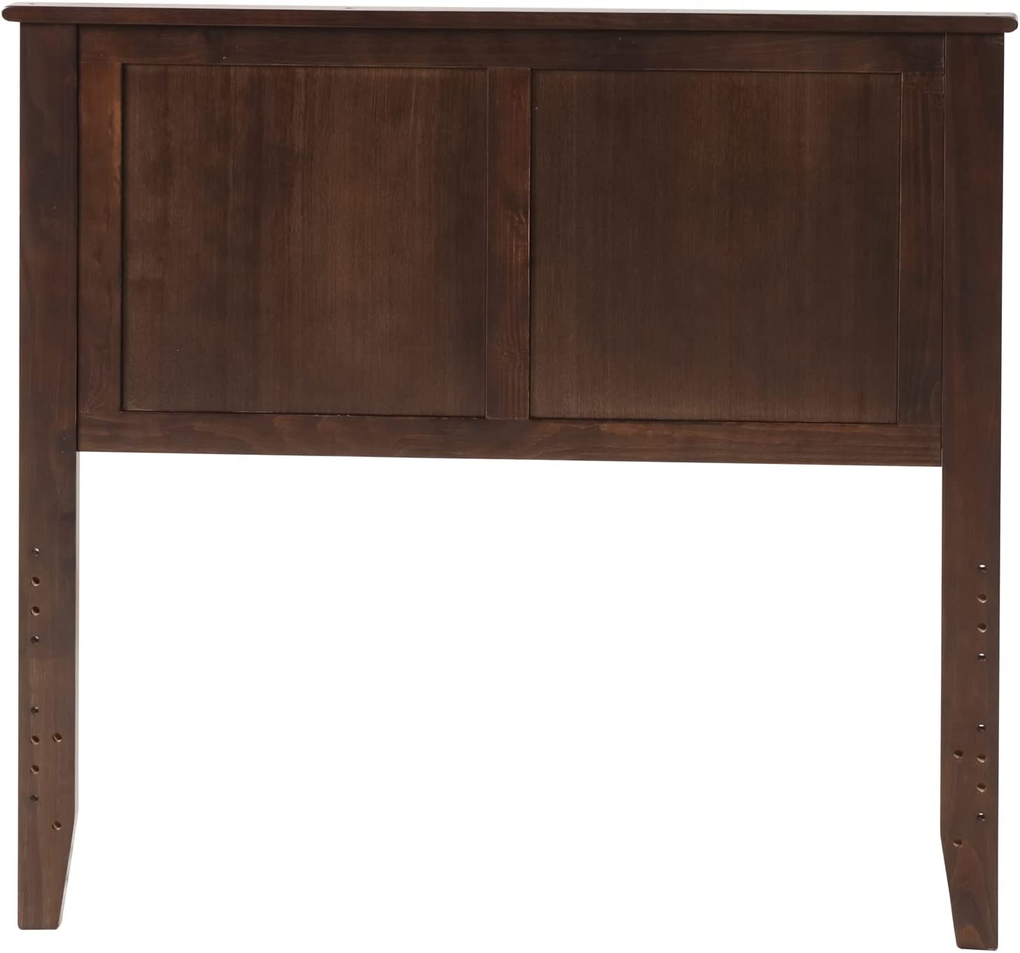 Giantex Wood Headboard, Flat Panel Headboard with Pre-drilled Holes for Height Adjustment