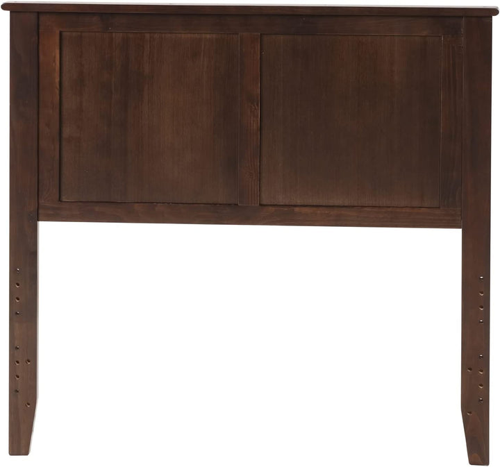 Giantex Wood Headboard, Flat Panel Headboard with Pre-drilled Holes for Height Adjustment