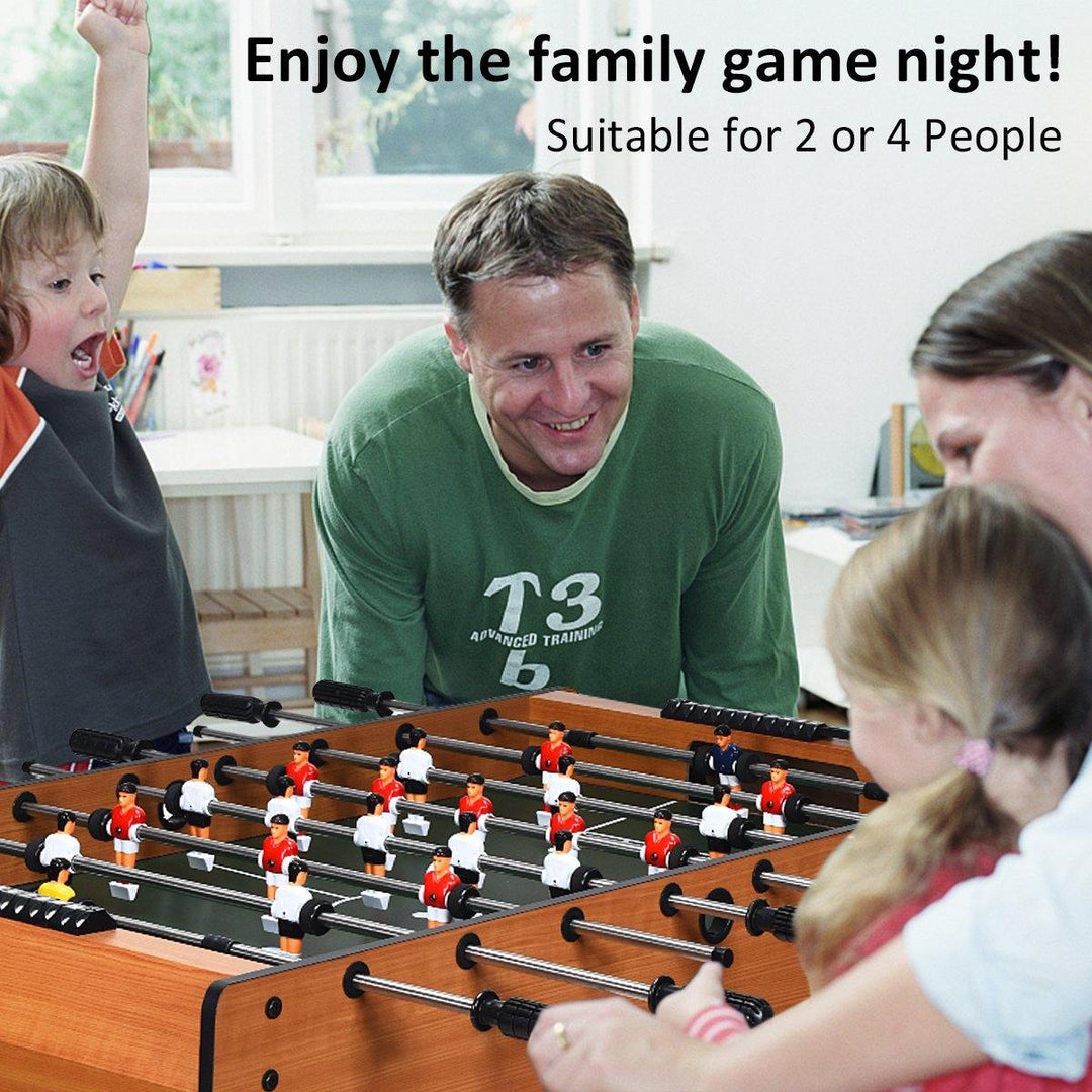 Giantex 48" Foosball Table, 8 Rods, 2 Balls and Score Keepers - Giantexus