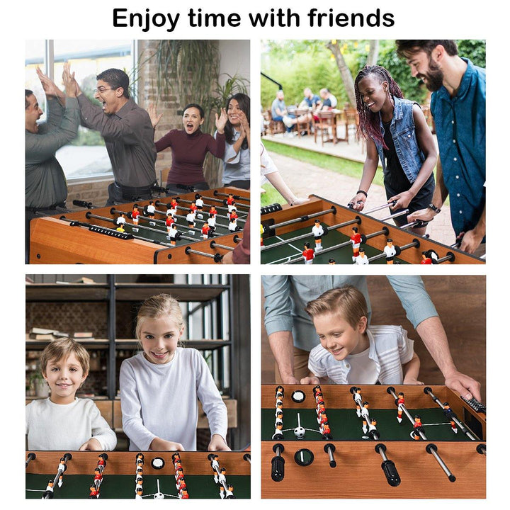 Giantex 48" Foosball Table, 8 Rods, 2 Balls and Score Keepers - Giantexus