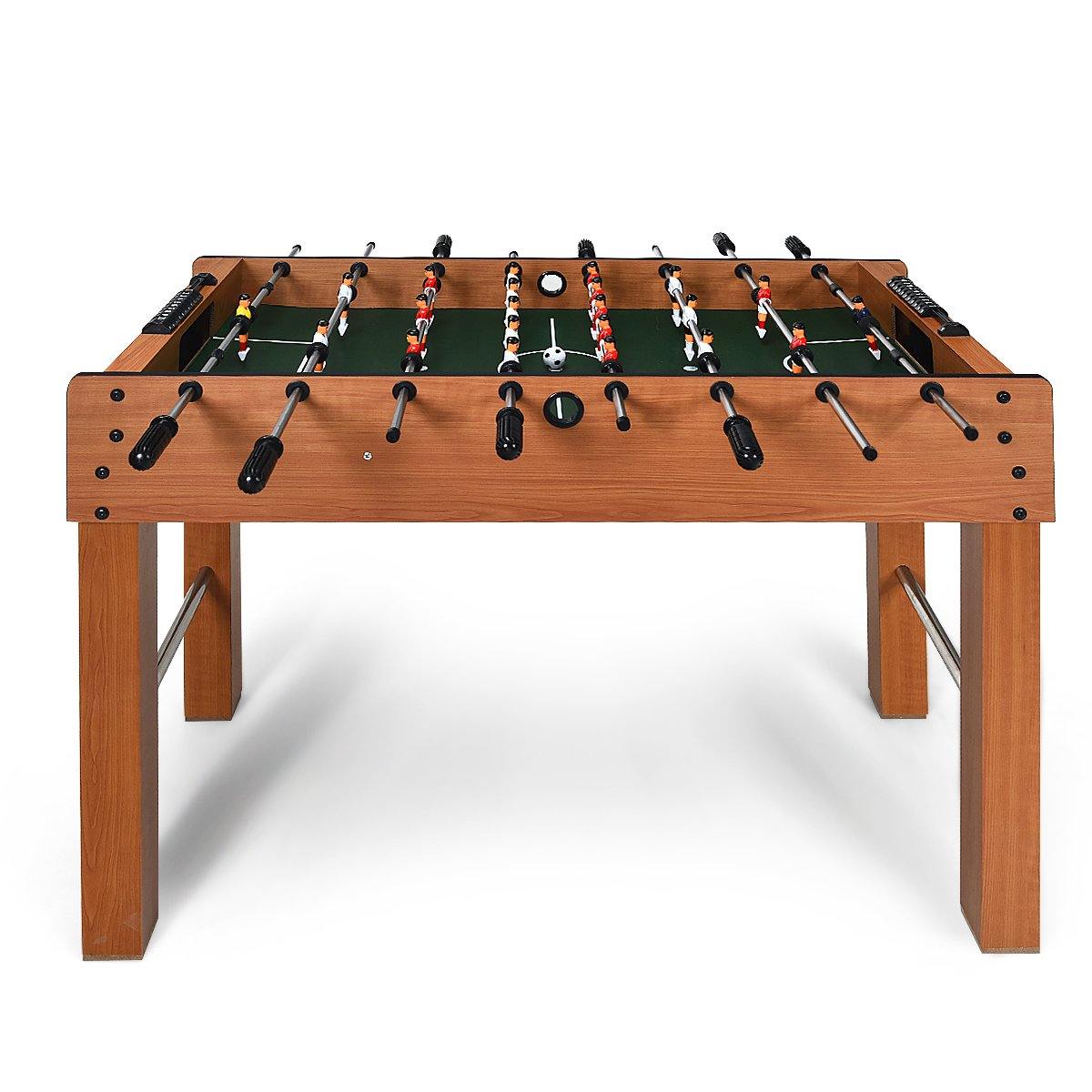 Giantex 48" Foosball Table, 8 Rods, 2 Balls and Score Keepers - Giantexus