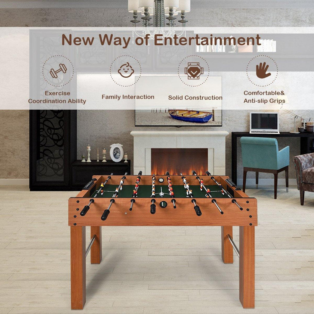 Giantex 48" Foosball Table, 8 Rods, 2 Balls and Score Keepers - Giantexus