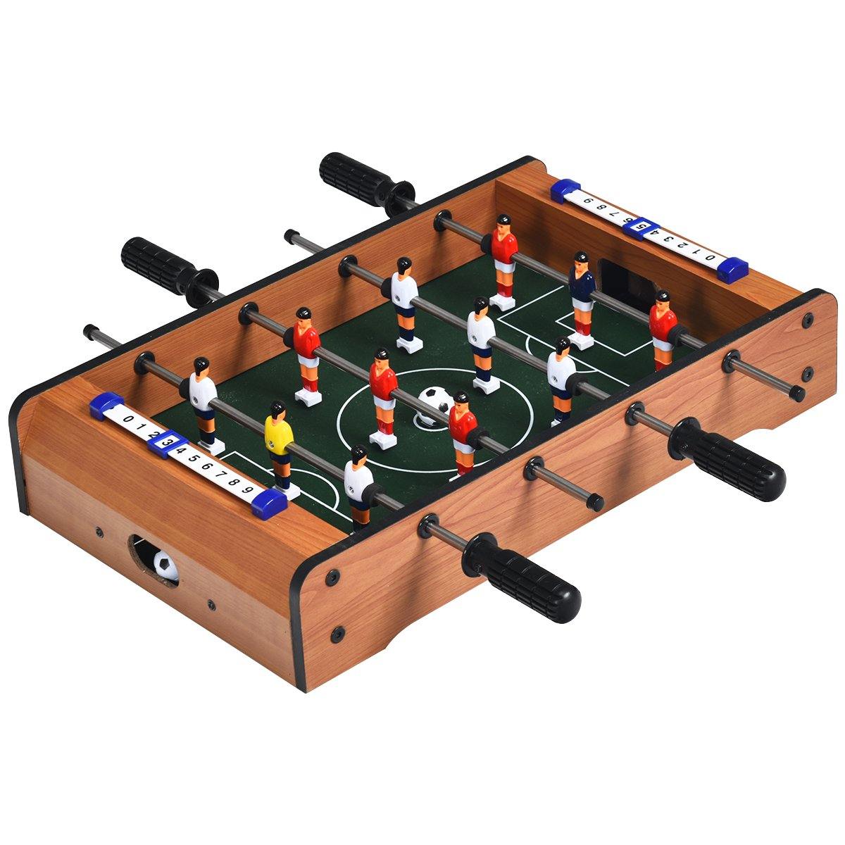 Giantex 20in Foosball Table , Mini Foosball Table Top w/ Score Keepers, 2 Balls - Giantexus