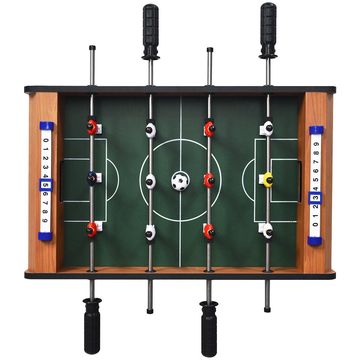 Giantex 20in Foosball Table , Mini Foosball Table Top w/ Score Keepers, 2 Balls - Giantexus