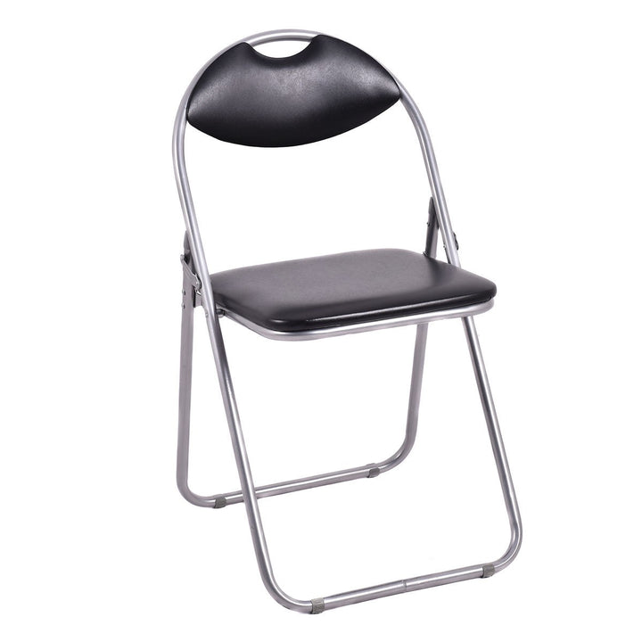 6 PCS Folding Chairs Set with Padded Seats and Carrying Handle - Giantexus