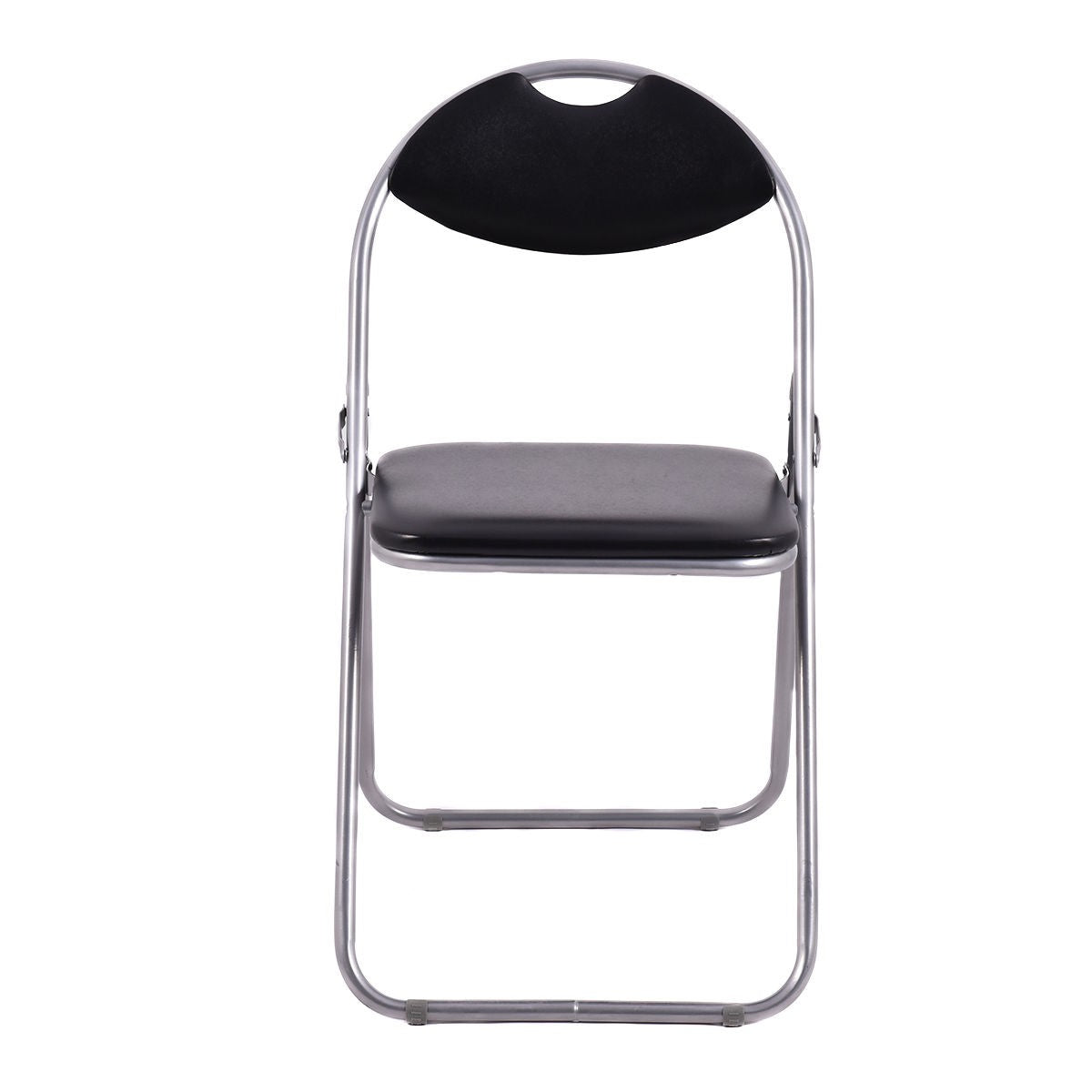 6 PCS Folding Chairs Set with Padded Seats and Carrying Handle - Giantexus