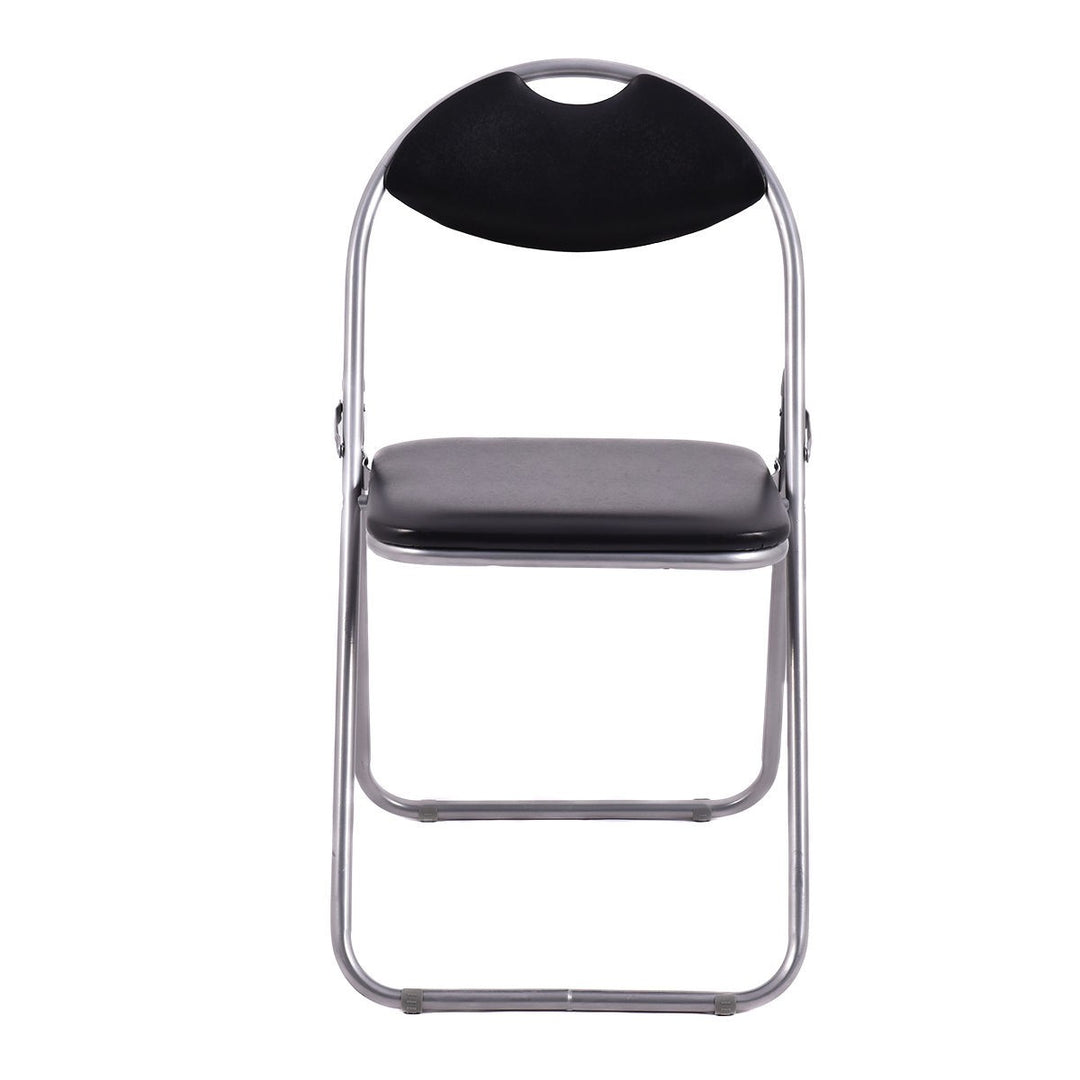 6 PCS Folding Chairs Set with Padded Seats and Carrying Handle - Giantexus