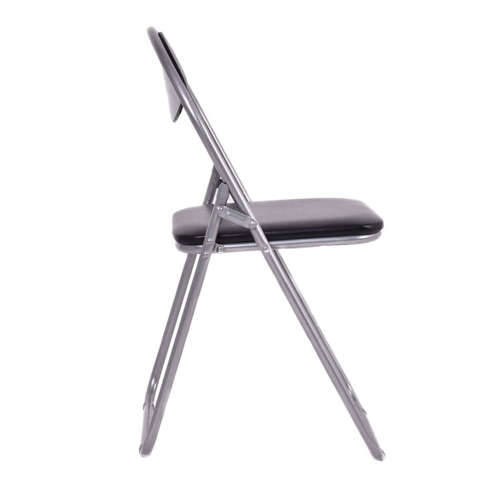 6 PCS Folding Chairs Set with Padded Seats and Carrying Handle - Giantexus