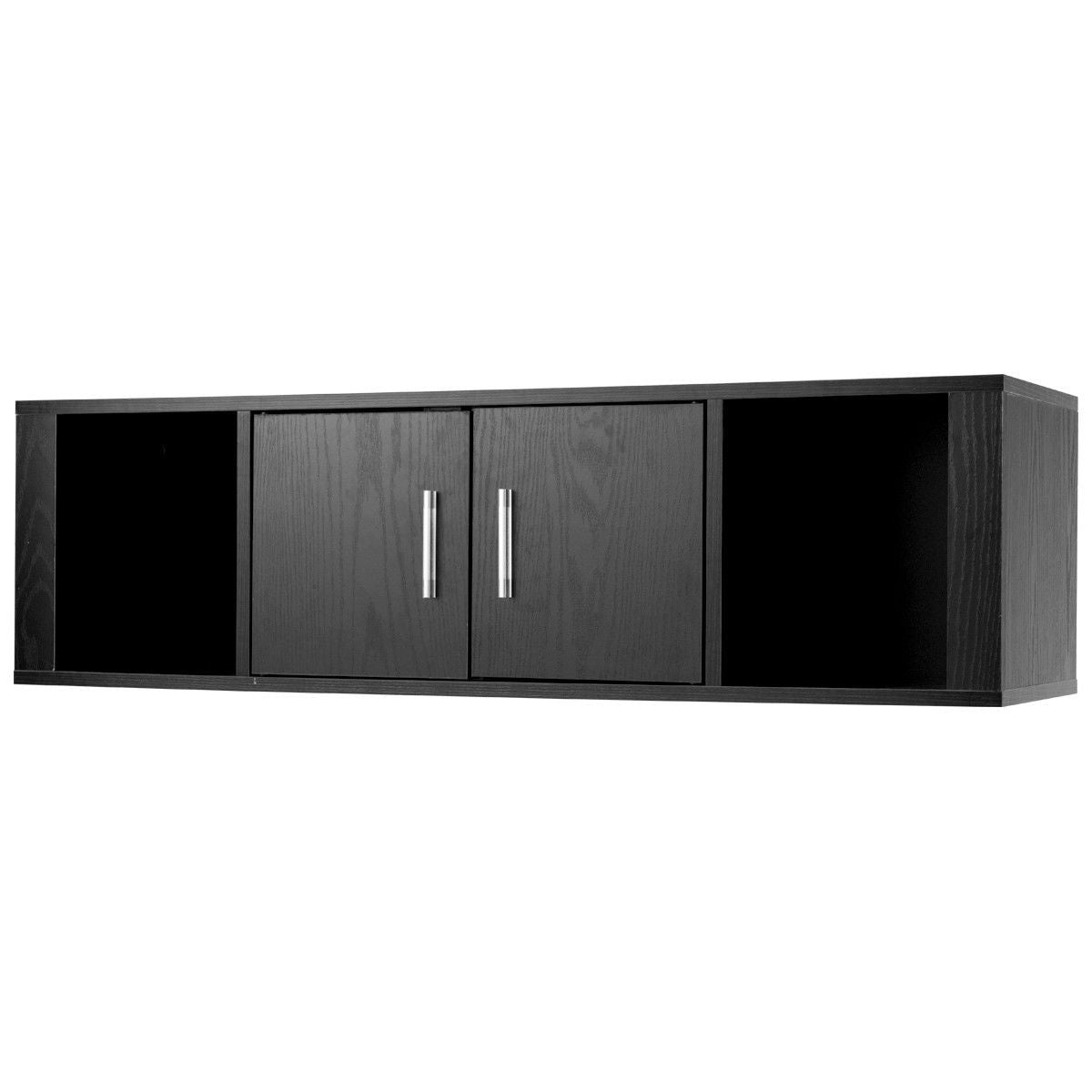 Wall Mounted Storage Cabinet 2 Cube Floating Media Hanging Desk