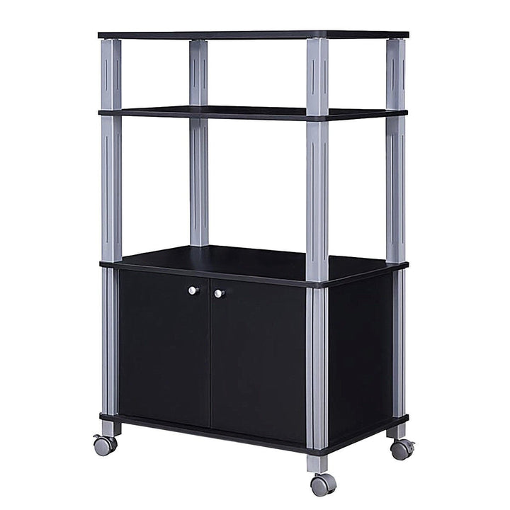 Rolling Kitchen Bakers Rack Microwave Oven Stand