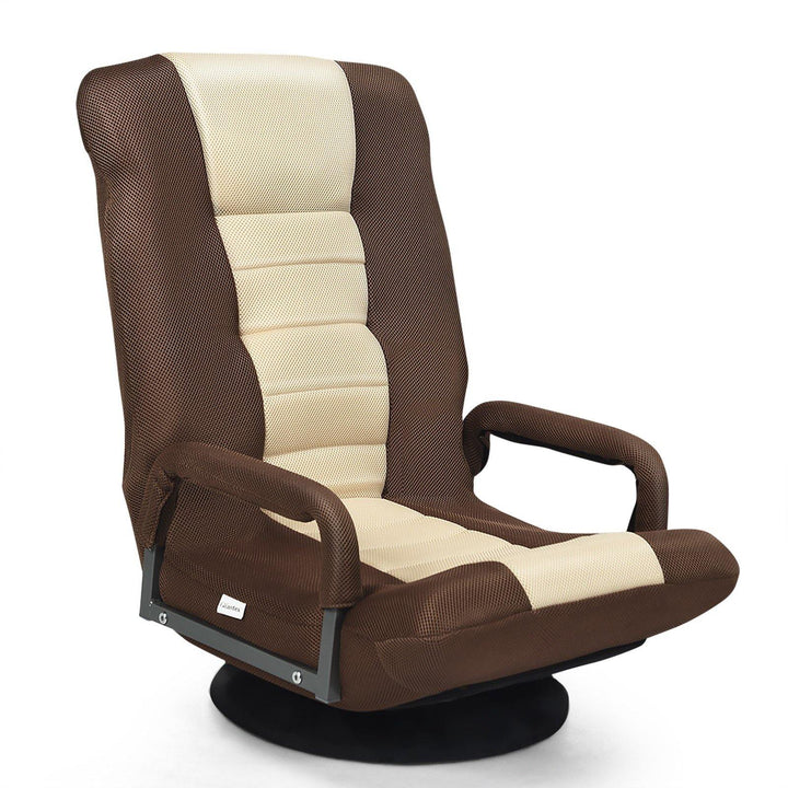 360 Degree Swivel Gaming Chair , Foldable Lazy Sofa Chair - Giantexus