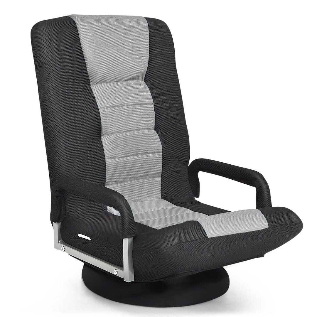 360 Degree Swivel Gaming Chair , Foldable Lazy Sofa Chair - Giantexus