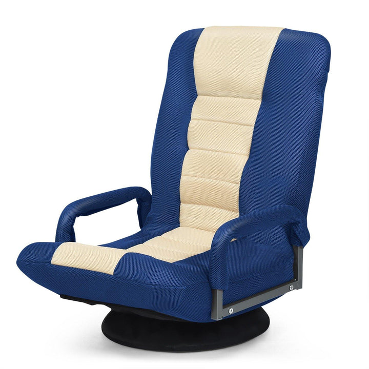 360 Degree Swivel Gaming Chair , Foldable Lazy Sofa Chair - Giantexus
