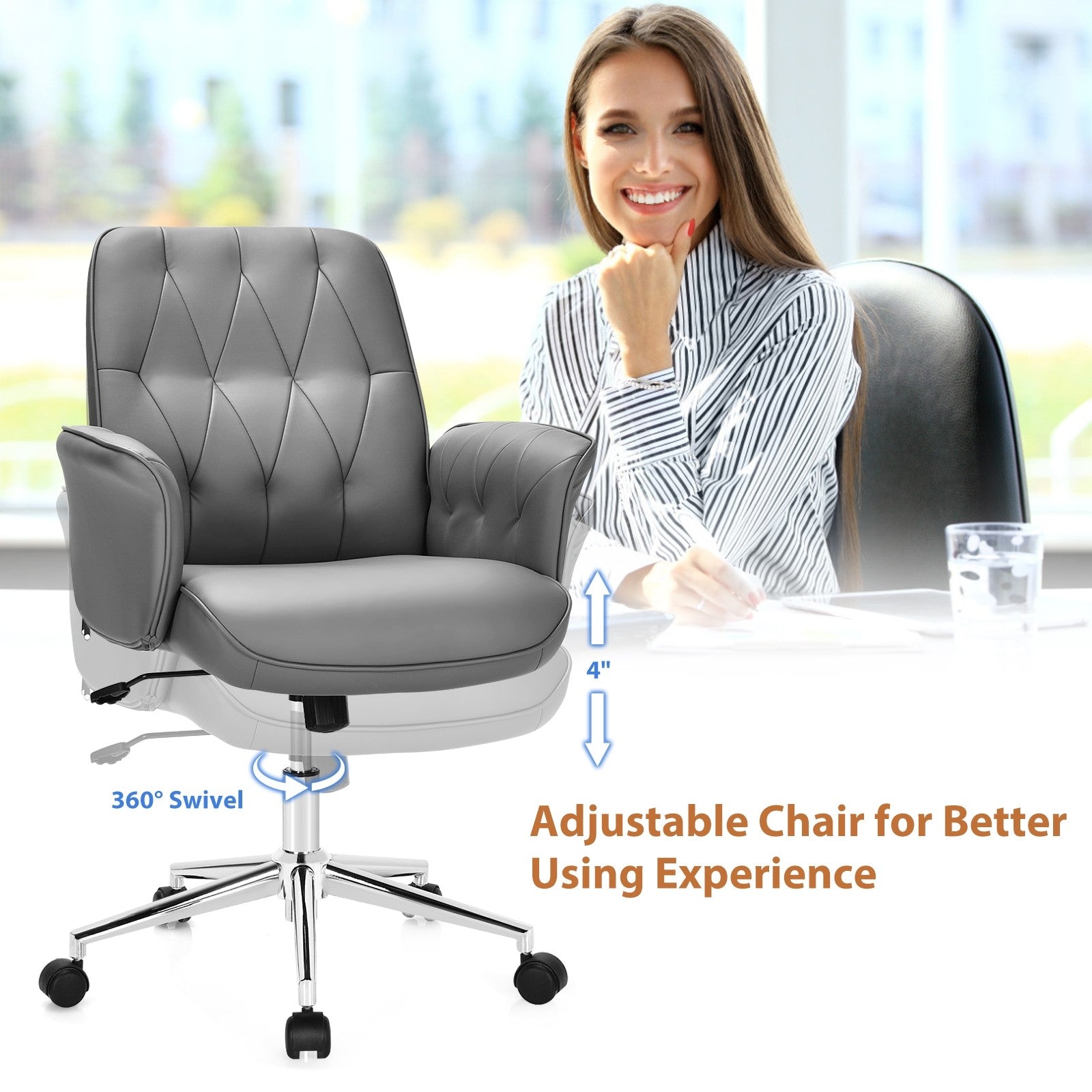 Modern Office Desk Chair Accent Chair