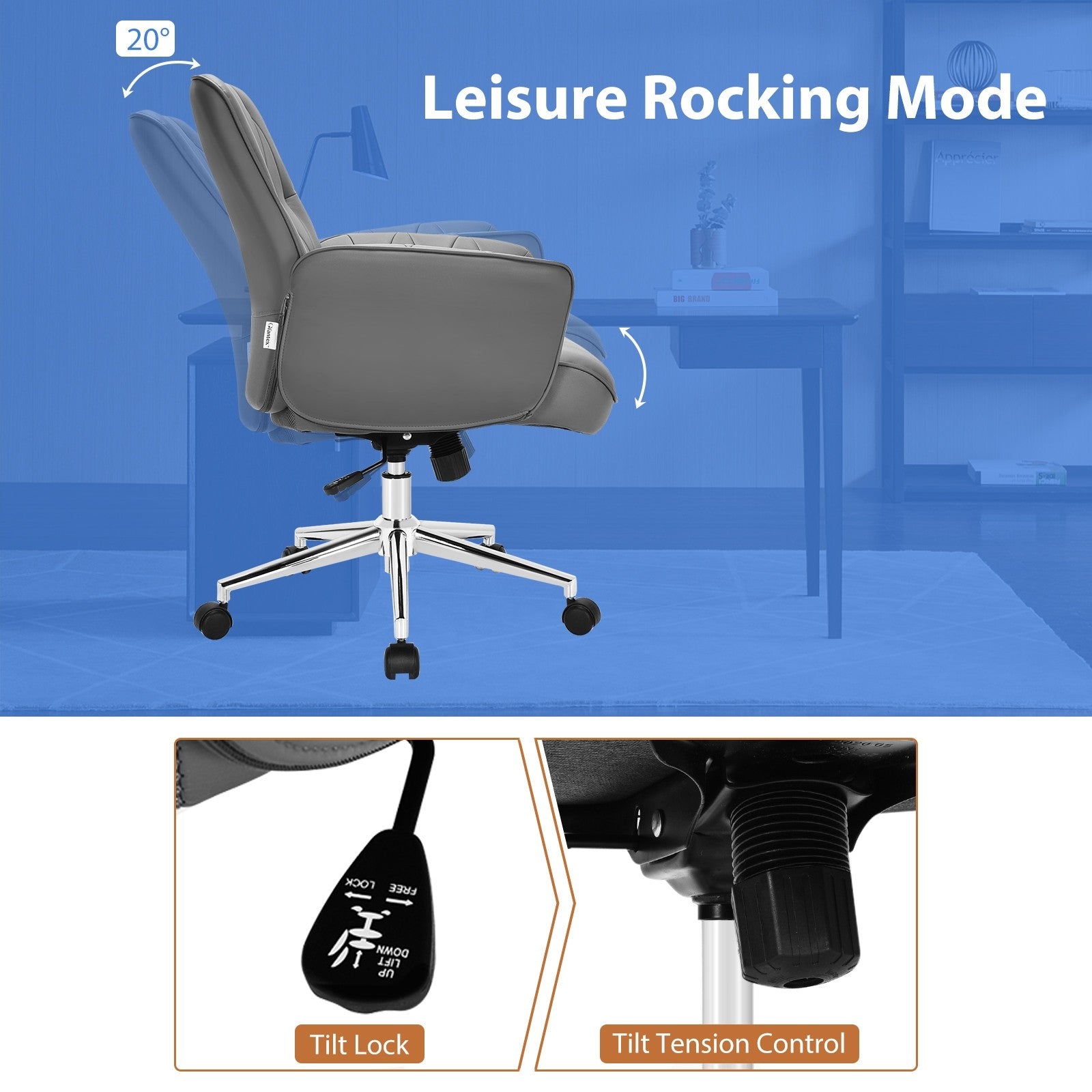 Modern Office Desk Chair Accent Chair