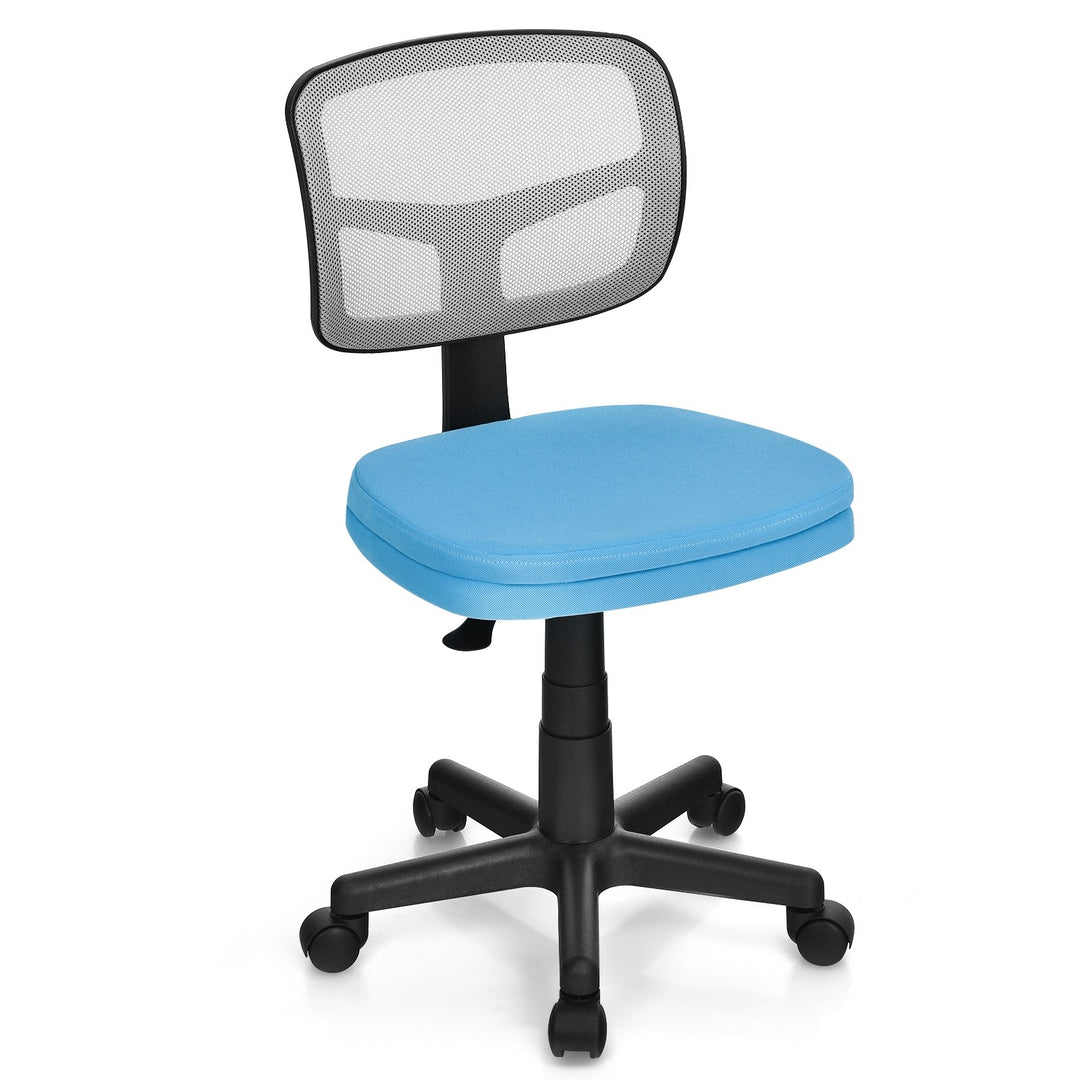 Armless Desk Chair, Low-Back Computer Chair - Giantexus