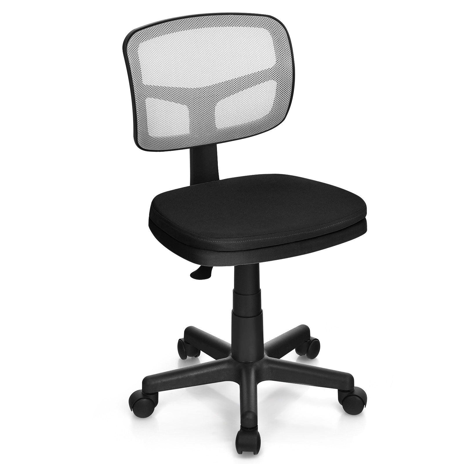 Armless Desk Chair, Low-Back Computer Chair - Giantexus