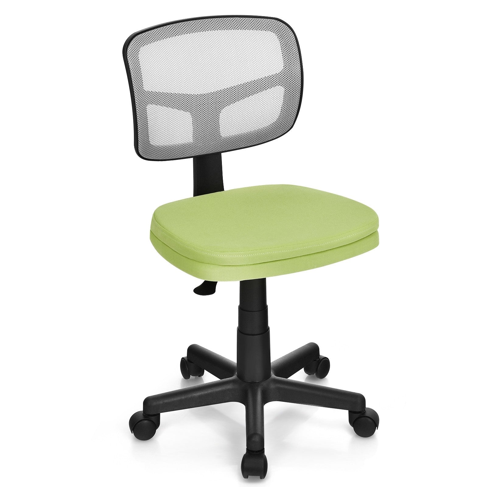 Armless Desk Chair, Low-Back Computer Chair - Giantexus