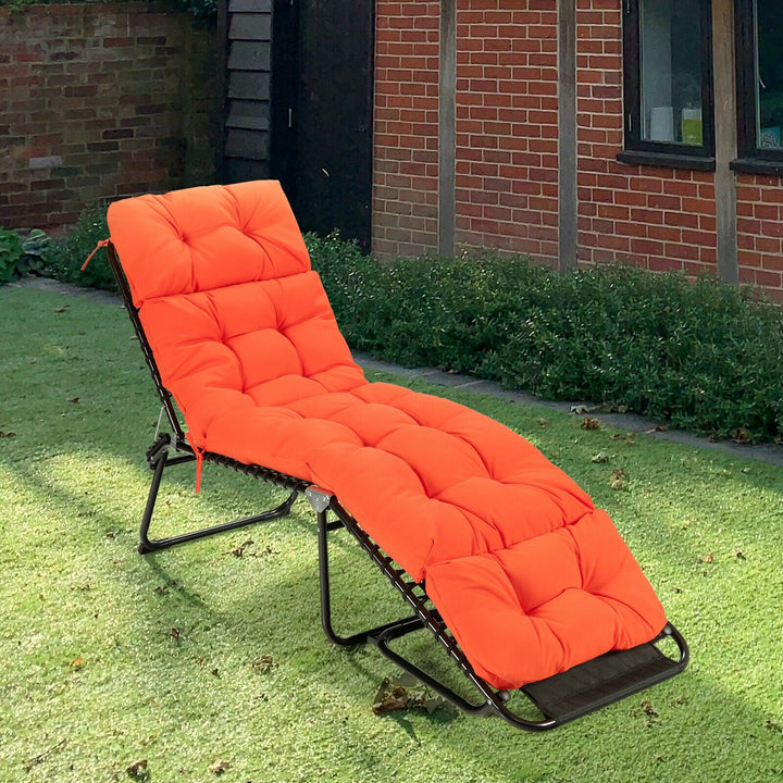 Giantex Set of 1/2/4 Lounge Chair Cushion(73X22X4 Inch)