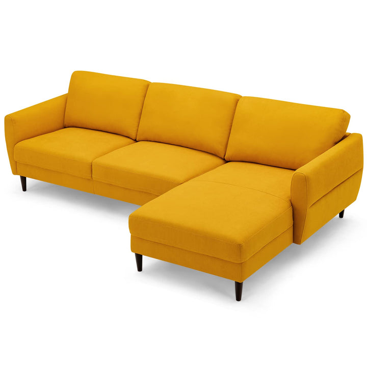 Giantex Sectional Sofa Couch Set, 3-Seat Sofa
