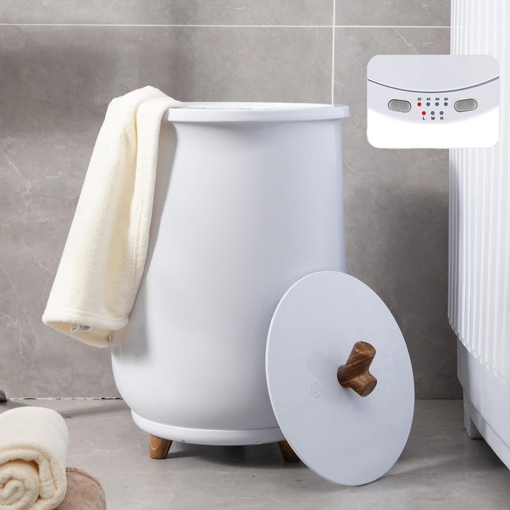 Giantex 23L Tower Warmer Bucket - Luxury Spa Towel Warmer with 3-Level Heating