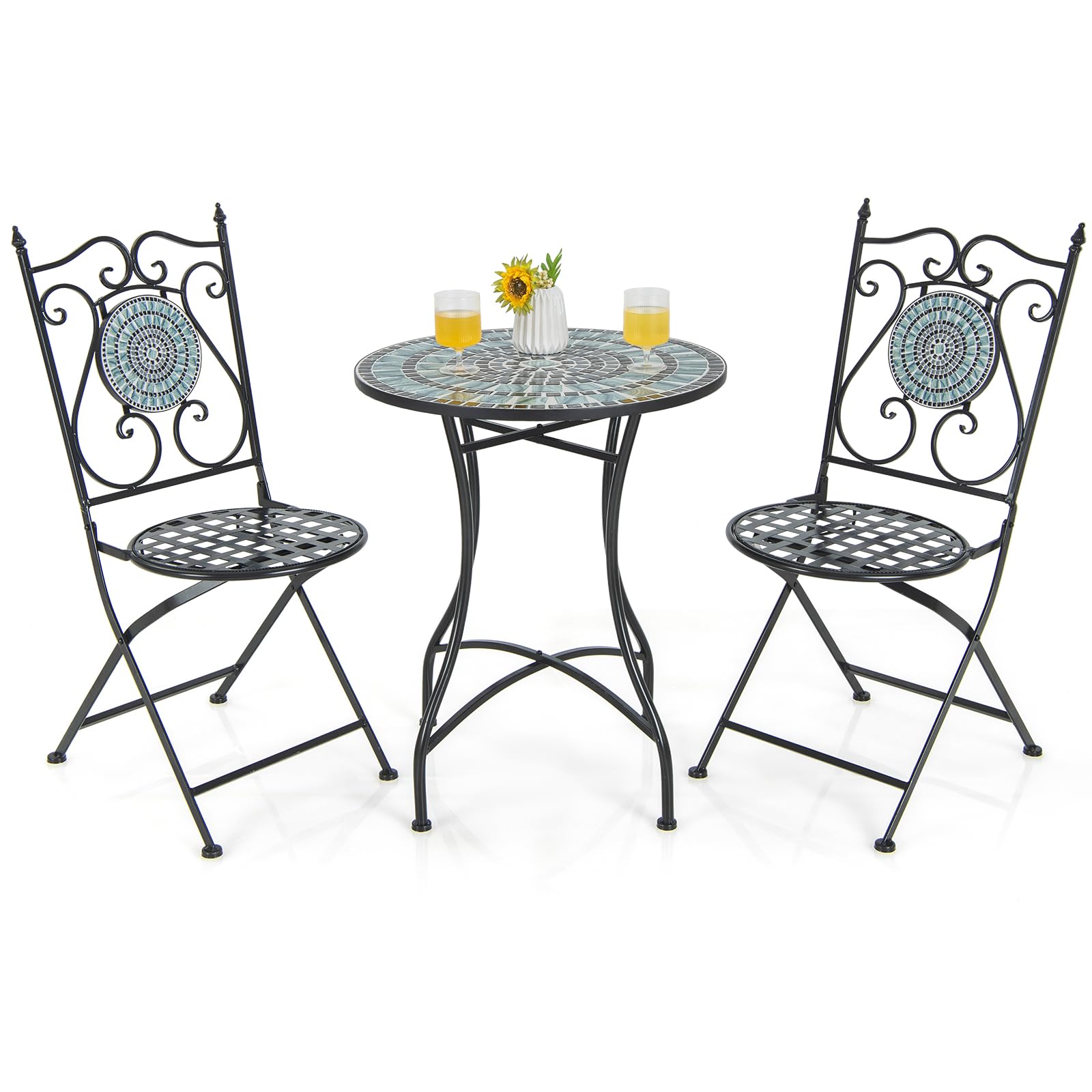 Giantex Bistro Table and Chairs Set of 2