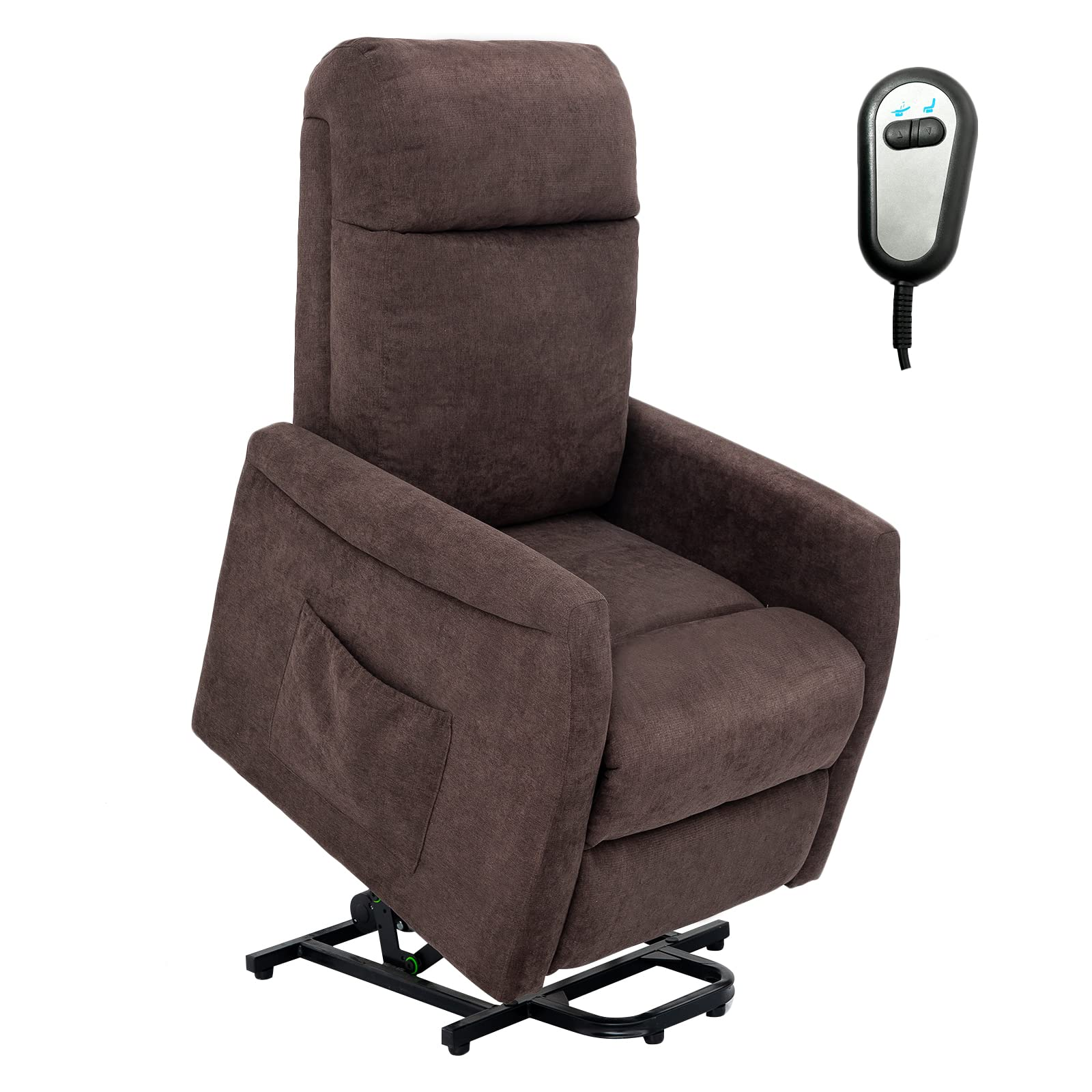 Giantex Power Lift Recliner Chair for Elderly, Ergonomic Lounge Chair