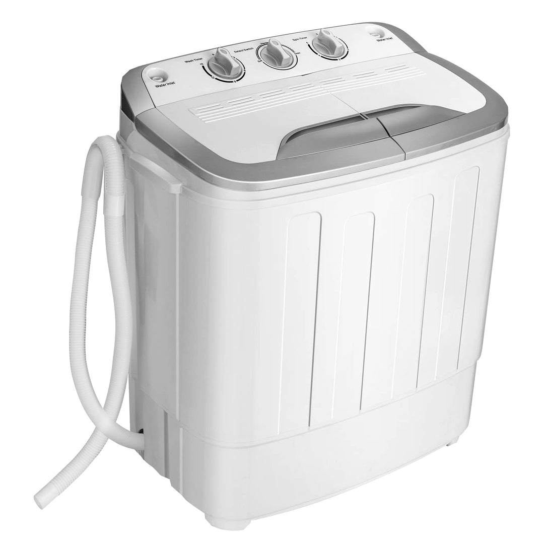 Giantex Portable Washing Machine, 13lbs Mini Twin Tub
