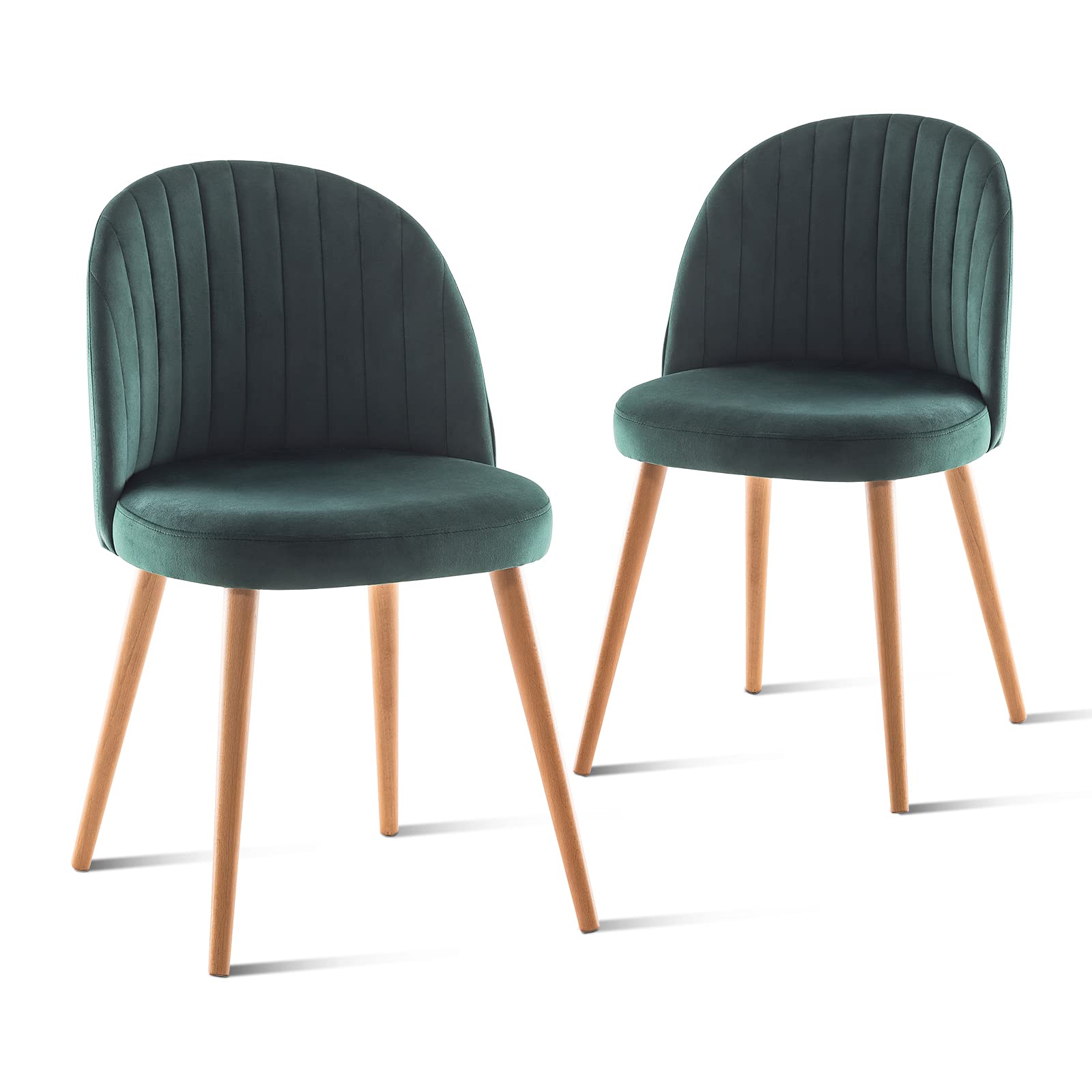 Giantex Modern Velvet Dining Chairs