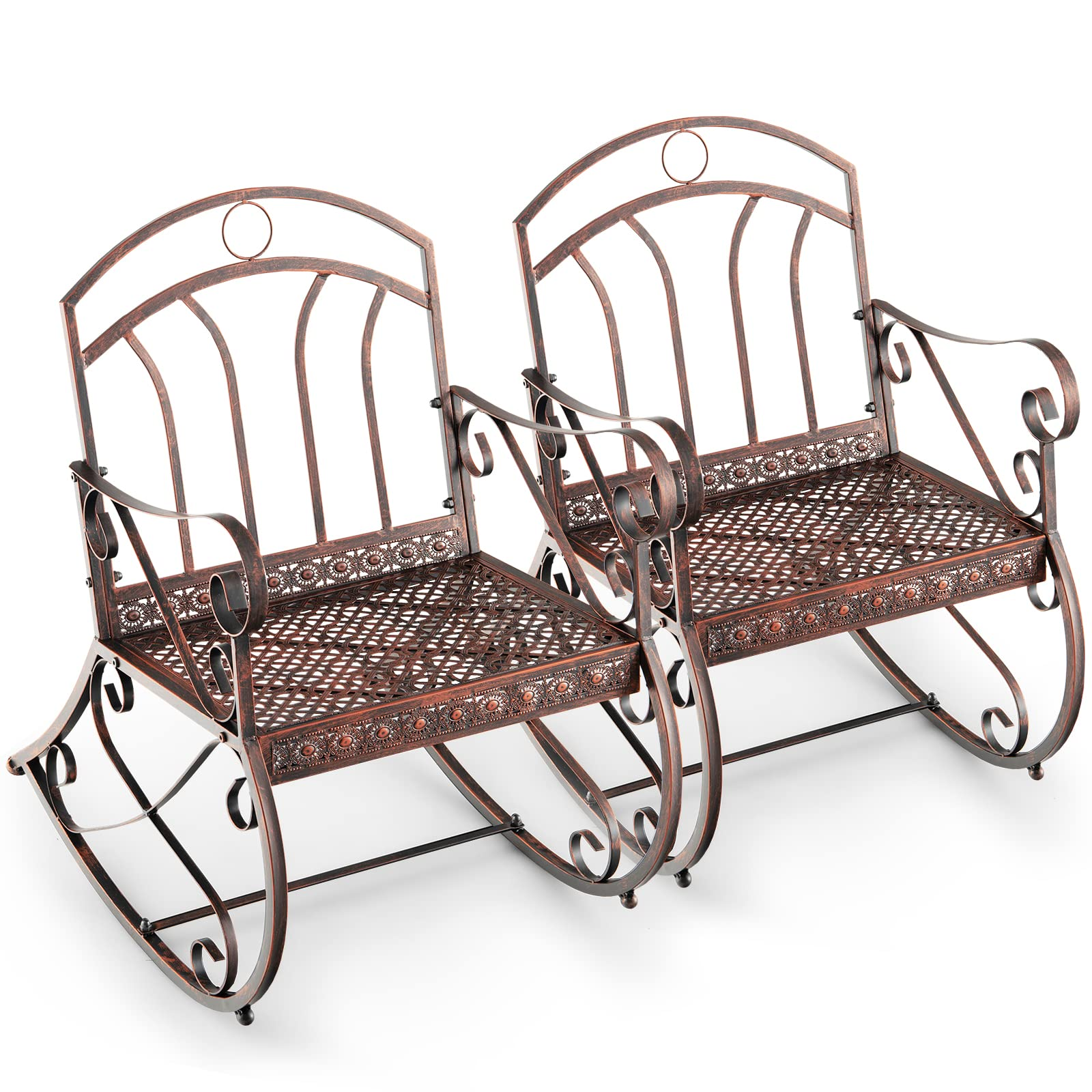 Giantex Rocking Chair Outdoor Rocker - Patio Lawn Seating Chairs