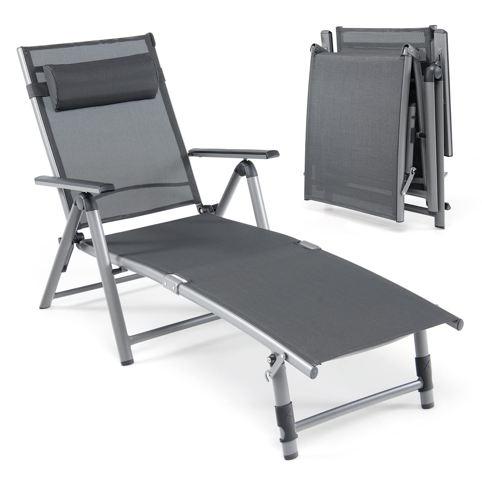 Giantex Outdoor Chaise Lounge Chair