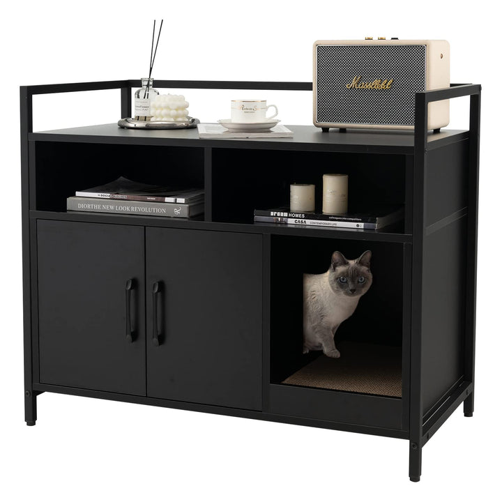 Cat Litter Box Enclosure - Giantex