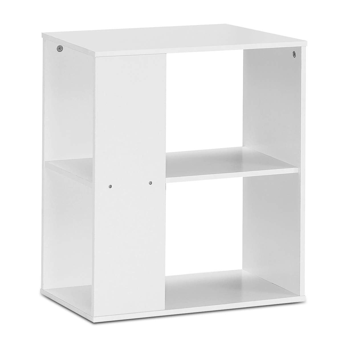 Giantex End Table with Shelves 3-Tier Open Storage