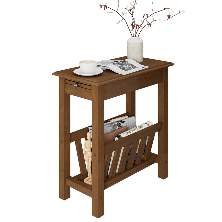 Giantex 2-Tier Narrow End Table