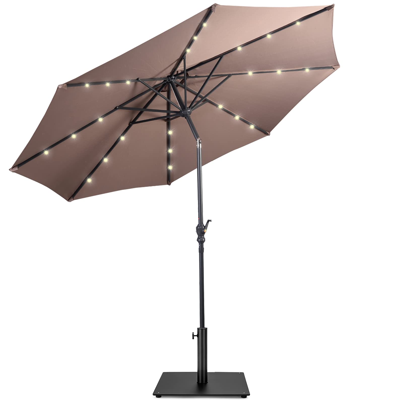 Giantex Patio Umbrella with Base Stand