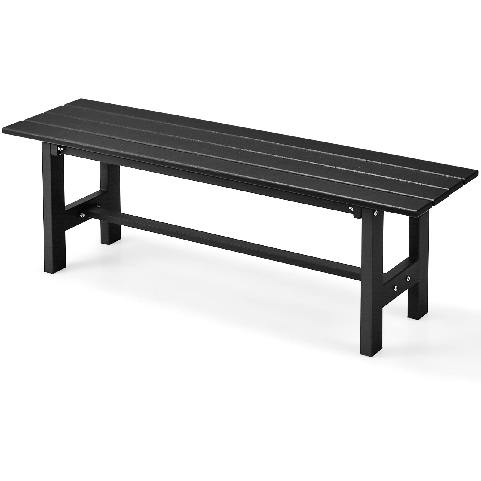 Giantex 2-Person Outdoor Bench Seat - Backless Patio Garden Bench