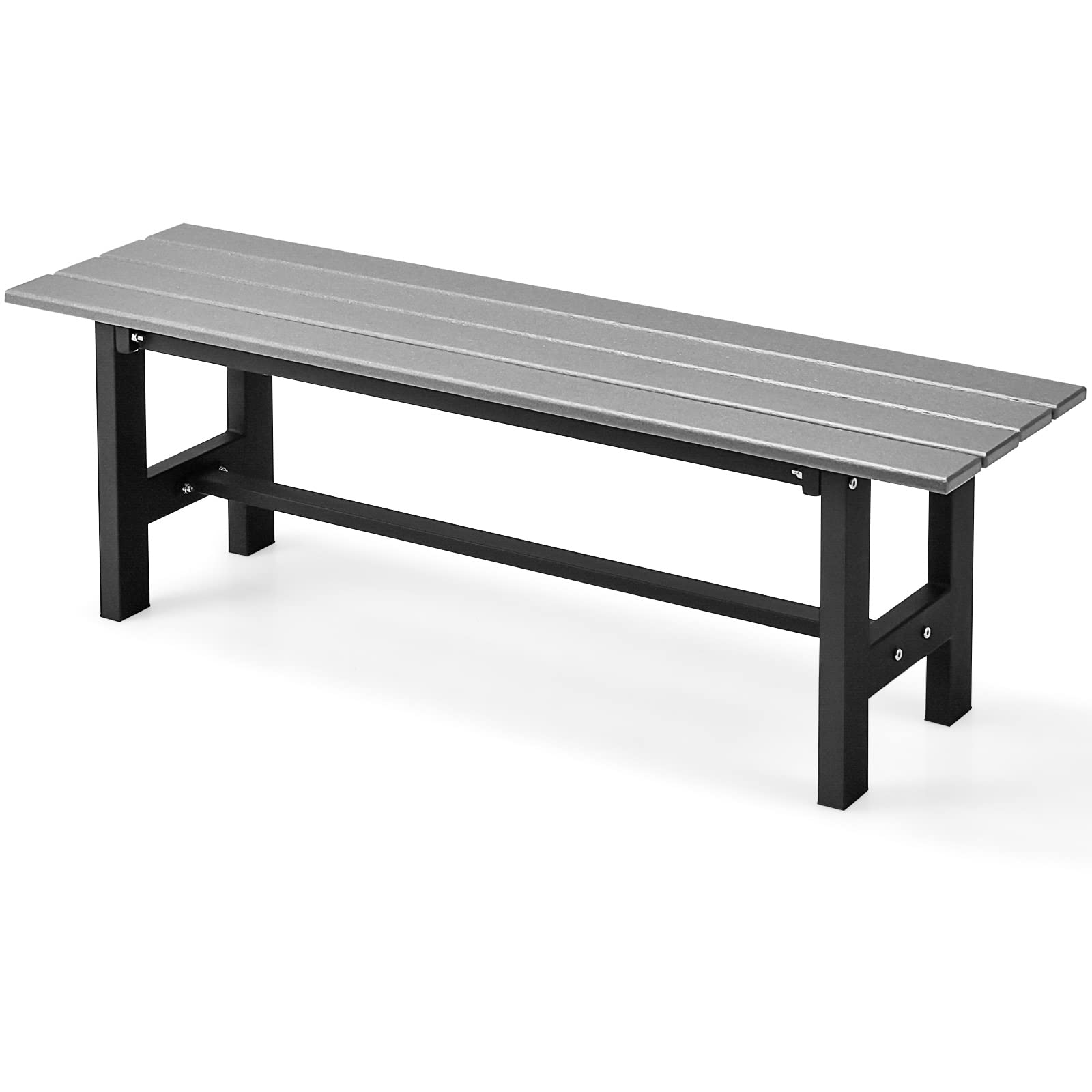 Giantex 2-Person Outdoor Bench Seat - Backless Patio Garden Bench